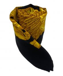 CHANEL（シャネル）の古着「スカーフ」｜ブラック×ゴールド