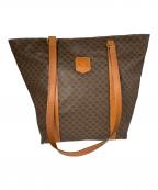 CELINEセリーヌ）の古着「マカダム トートバッグ」｜ブラウン