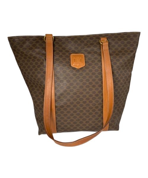 CELINE（セリーヌ）CELINE (セリーヌ) マカダム トートバッグ ブラウンの古着・服飾アイテム