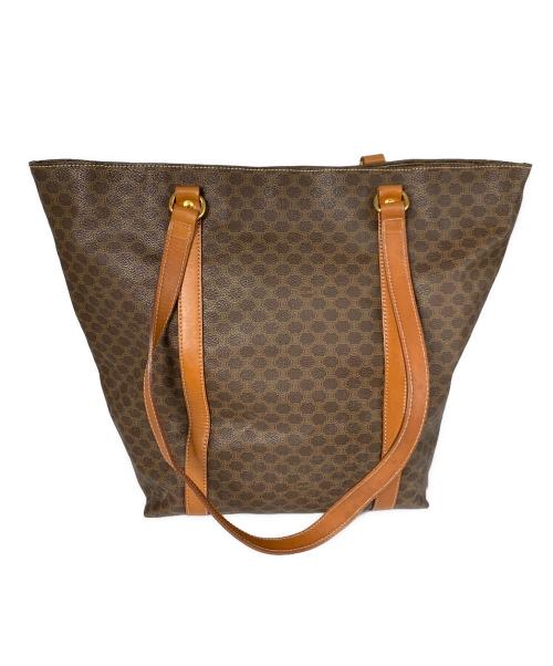 CELINE（セリーヌ）CELINE (セリーヌ) マカダム トートバッグ ブラウンの古着・服飾アイテム