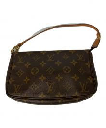 LOUIS VUITTON（ルイ ヴィトン）の古着「モノグラム　ポシェット・アクセソワール」｜ブラウン