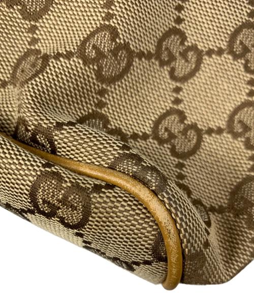 GUCCI（グッチ）GUCCI (グッチ) GGキャンバスアクセサリーポーチ ベージュの古着・服飾アイテム