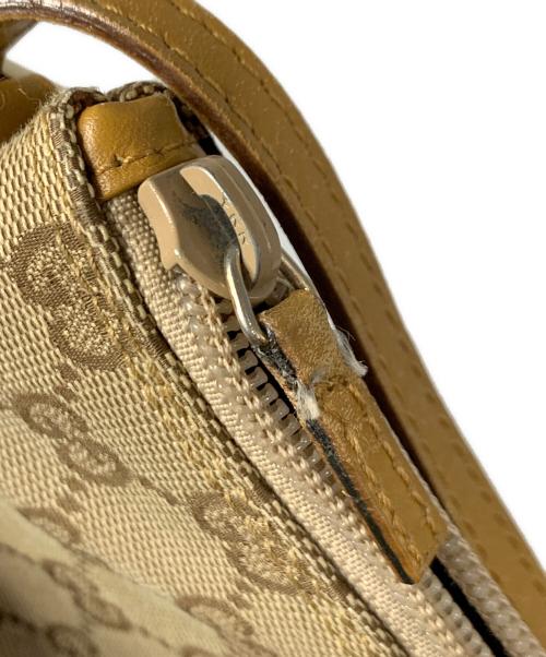 GUCCI（グッチ）GUCCI (グッチ) GGキャンバスアクセサリーポーチ ベージュの古着・服飾アイテム