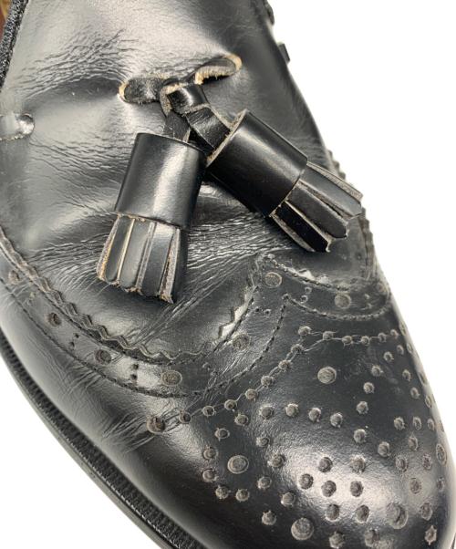 Kenmoor（Kenmoor）Kenmoor (Kenmoor) ウイングチップタッセルシューズ ブラック サイズ:SIZE 26の古着・服飾アイテム