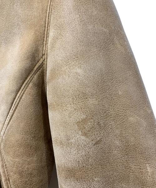 PAUL SMITH（ポールスミス）PAUL SMITH (ポールスミス) ムートンライダースジャケット ブラウン サイズ:Mサイズの古着・服飾アイテム