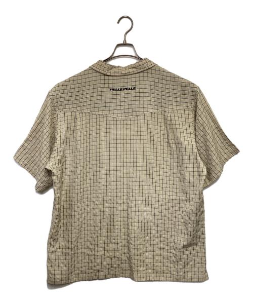 pellepelle（ペレペレ）pellepelle (ペレペレ) 半袖オープンカラーシャツ カーキ サイズ:XLの古着・服飾アイテム