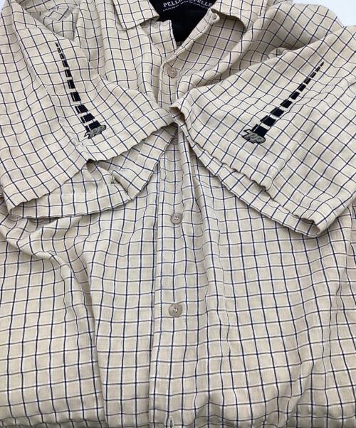 pellepelle（ペレペレ）pellepelle (ペレペレ) 半袖オープンカラーシャツ カーキ サイズ:XLの古着・服飾アイテム