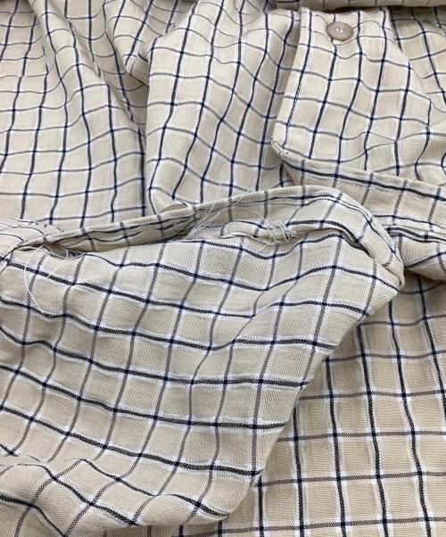 pellepelle（ペレペレ）pellepelle (ペレペレ) 半袖オープンカラーシャツ カーキ サイズ:XLの古着・服飾アイテム