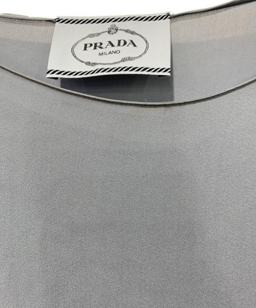 PRADA（プラダ）PRADA (プラダ) 長袖ワンピース スカイブルー サイズ:SIZE 42の古着・服飾アイテム
