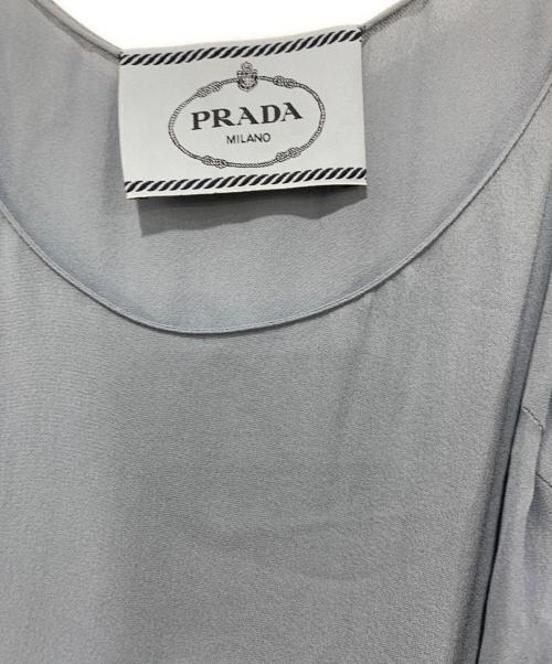 PRADA（プラダ）PRADA (プラダ) 長袖ワンピース スカイブルー サイズ:SIZE 42の古着・服飾アイテム