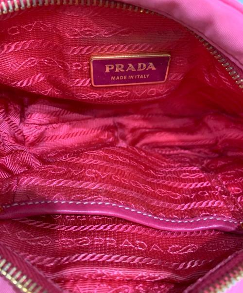 PRADA（プラダ）PRADA (プラダ) ナイロンショルダーバッグ ショッキングピンクの古着・服飾アイテム