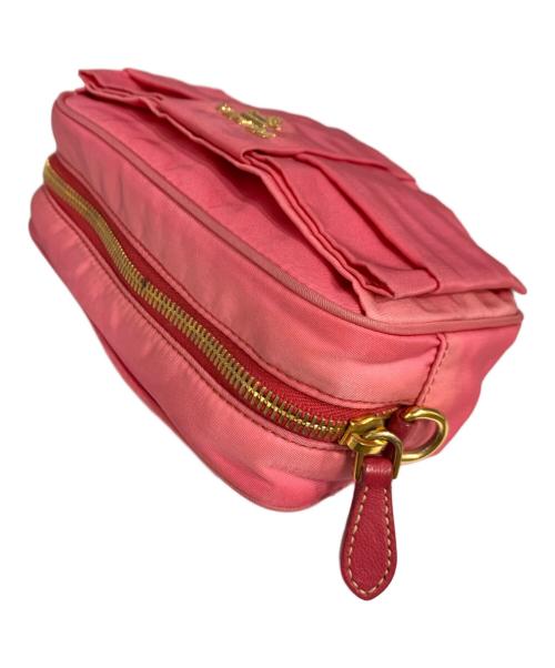 PRADA（プラダ）PRADA (プラダ) ナイロンショルダーバッグ ショッキングピンクの古着・服飾アイテム