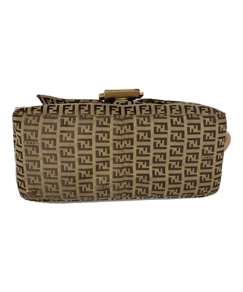 FENDI（フェンディ）FENDI (フェンディ) ズッキーノ　マンマバケット ベージュ×ブラウンの古着・服飾アイテム