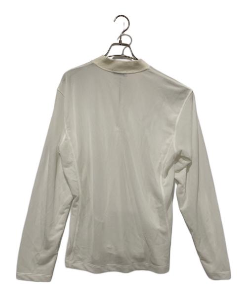 ISSEY MIYAKE MEN（イッセイミヤケメン）ISSEY MIYAKE MEN (イッセイミヤケメン) ハーフジップシャツ ホワイト サイズ:Lサイズの古着・服飾アイテム