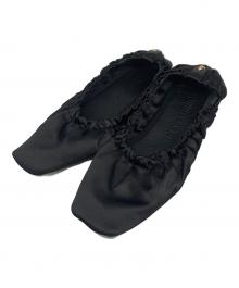 JIMMY CHOO（ジミーチュウ）の古着「フラットシューズ」｜ブラック