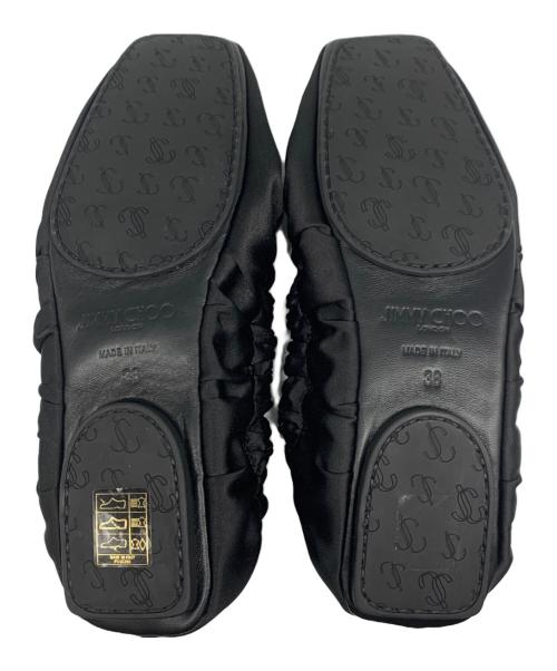 JIMMY CHOO（ジミーチュウ）JIMMY CHOO (ジミーチュウ) フラットシューズ ブラック サイズ:SIZE 36の古着・服飾アイテム