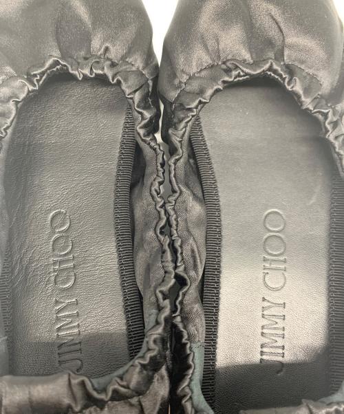 JIMMY CHOO（ジミーチュウ）JIMMY CHOO (ジミーチュウ) フラットシューズ ブラック サイズ:SIZE 36の古着・服飾アイテム