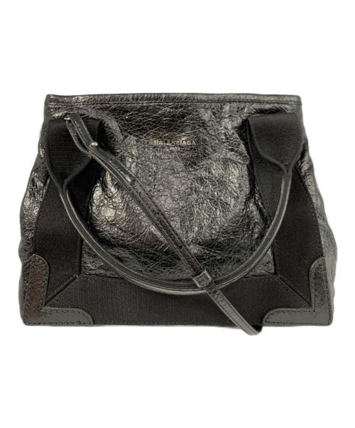BALENCIAGA（バレンシアガ）BALENCIAGA (バレンシアガ) ハンドバッグ カバスXS ブラックの古着・服飾アイテム