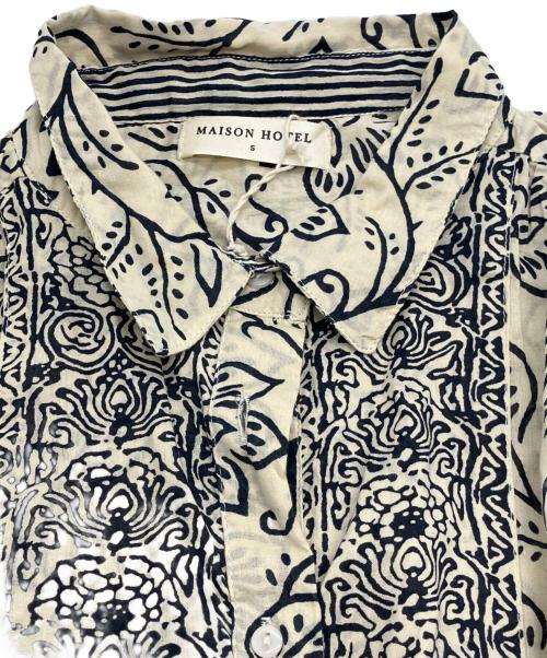 MAISON HOTEL（メゾンホテル）MAISON HOTEL (メゾンホテル) 半袖シャツ ベージュ サイズ:SIZE Sの古着・服飾アイテム