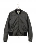 KENZOケンゾー）の古着「レザージャケット」｜ブラック