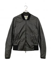 KENZO（ケンゾー）の古着「レザージャケット」｜ブラック