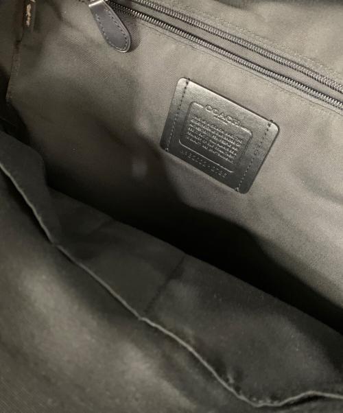 COACH（コーチ）COACH (コーチ) シグネチャー　リュック ブラック×グレーの古着・服飾アイテム