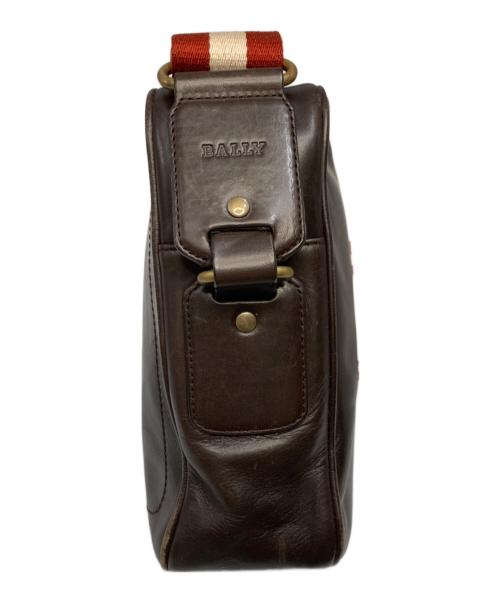 BALLY（バリー）BALLY (バリー) レザーショルダーバッグ トレインスポッティング ブラウンの古着・服飾アイテム