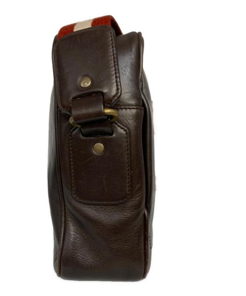 BALLY（バリー）BALLY (バリー) レザーショルダーバッグ トレインスポッティング ブラウンの古着・服飾アイテム