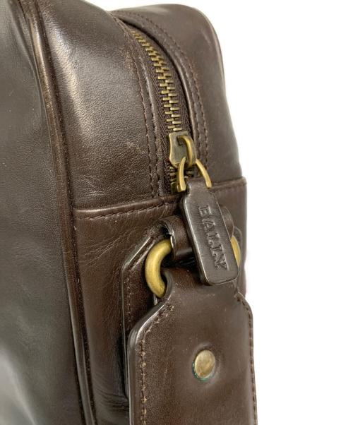 BALLY（バリー）BALLY (バリー) レザーショルダーバッグ トレインスポッティング ブラウンの古着・服飾アイテム