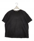 Acne studiosアクネ ストゥディオス）の古着「ロゴプリント半袖Tシャツ STELLIE PSS18」｜ブラック