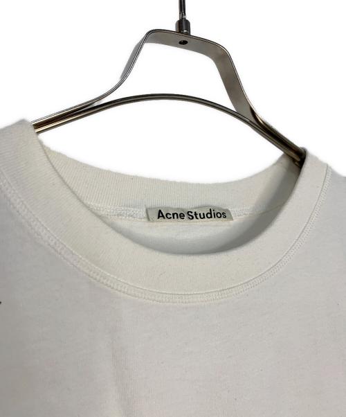 Acne studios（アクネ ストゥディオズ）ACNE STUDIOS (アクネ ストゥディオス) プリント半袖カットソー ホワイト サイズ:M(175)の古着・服飾アイテム