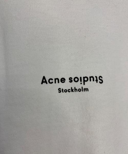 Acne studios（アクネ ストゥディオズ）ACNE STUDIOS (アクネ ストゥディオス) プリント半袖カットソー ホワイト サイズ:M(175)の古着・服飾アイテム