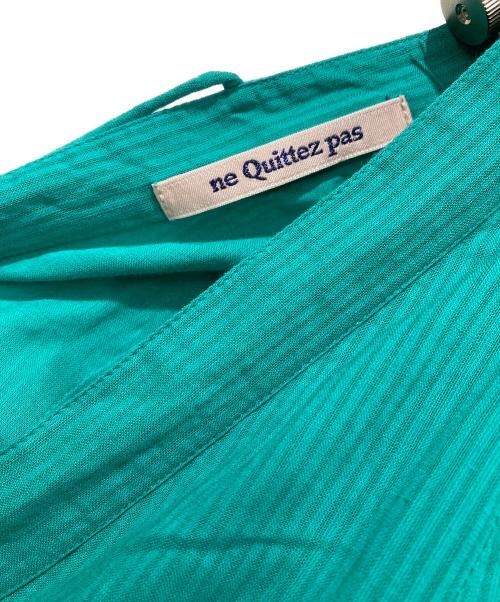 ne quittez pas（ヌキテパ）ne quittez pas (ヌキテパ) 半袖ワンピース グリーン サイズ:-の古着・服飾アイテム
