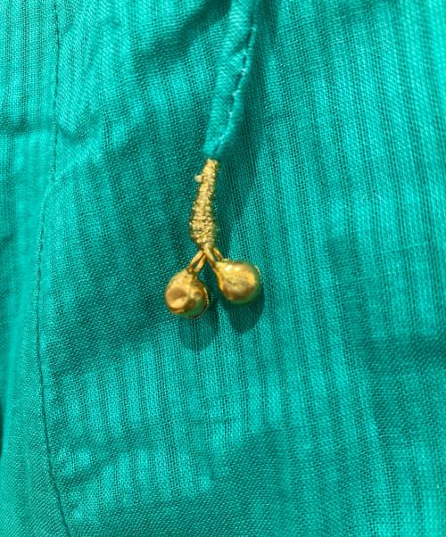 ne quittez pas（ヌキテパ）ne quittez pas (ヌキテパ) 半袖ワンピース グリーン サイズ:-の古着・服飾アイテム