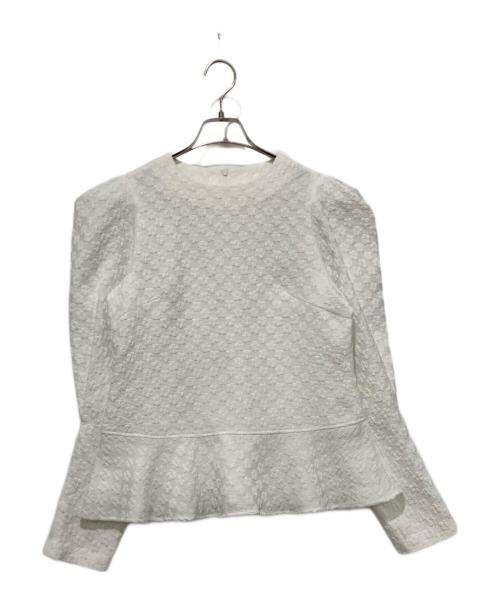 OHGA（オオガ）OHGA (オオガ) 長袖カットソー ホワイト サイズ:FREEの古着・服飾アイテム