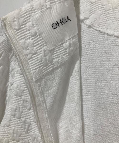 OHGA（オオガ）OHGA (オオガ) 長袖カットソー ホワイト サイズ:FREEの古着・服飾アイテム