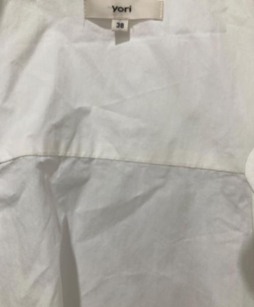 YORI（ヨリ）YORI (ヨリ) 半袖シャツ ホワイト サイズ:SIZE 38の古着・服飾アイテム