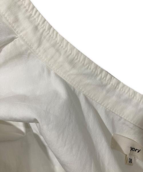 YORI（ヨリ）YORI (ヨリ) 半袖シャツ ホワイト サイズ:SIZE 38の古着・服飾アイテム