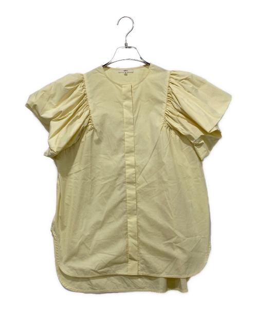 YORI（ヨリ）YORI (ヨリ) 半袖ブラウス イエロー サイズ:SIZE 38の古着・服飾アイテム