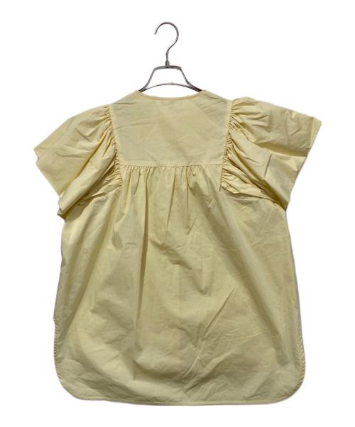 YORI（ヨリ）YORI (ヨリ) 半袖ブラウス イエロー サイズ:SIZE 38の古着・服飾アイテム