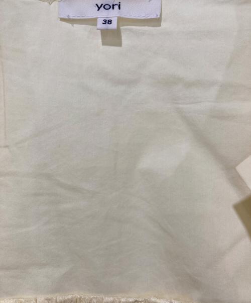 YORI（ヨリ）YORI (ヨリ) 半袖ブラウス イエロー サイズ:SIZE 38の古着・服飾アイテム