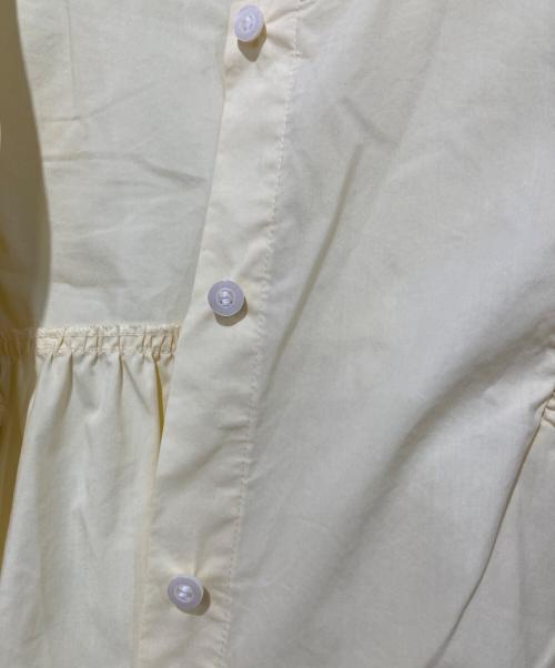 YORI（ヨリ）YORI (ヨリ) 半袖ブラウス イエロー サイズ:SIZE 38の古着・服飾アイテム