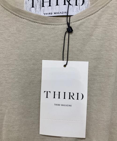 THIRD MAGAZINE（サードマガジン）THIRD MAGAZINE (サードマガジン) ノースリーブカットソー ベージュ サイズ:SIZE 9 未使用品の古着・服飾アイテム