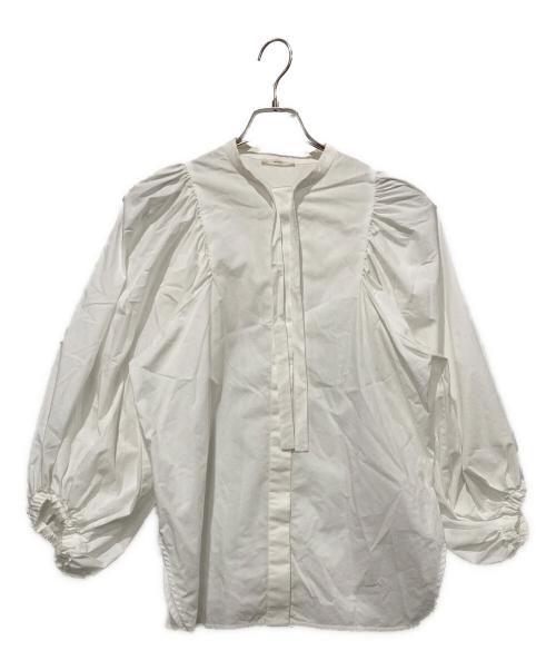 YORI（ヨリ）YORI (ヨリ) 長袖ブラウス ホワイト サイズ:FREEの古着・服飾アイテム