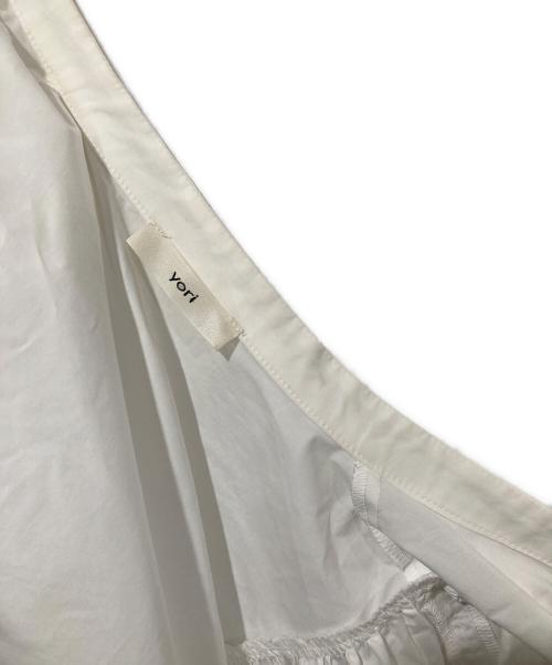 YORI（ヨリ）YORI (ヨリ) 長袖ブラウス ホワイト サイズ:FREEの古着・服飾アイテム