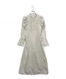 EMMEL REFINES（エメル リファインズ）の古着「長袖ワンピース」｜ホワイト