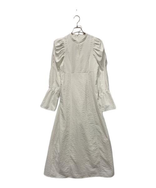 EMMEL REFINES（エメル リファインズ）EMMEL REFINES (エメル リファインズ) 長袖ワンピース ホワイト サイズ:Mサイズの古着・服飾アイテム