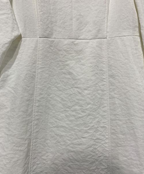 EMMEL REFINES（エメル リファインズ）EMMEL REFINES (エメル リファインズ) 長袖ワンピース ホワイト サイズ:Mサイズの古着・服飾アイテム