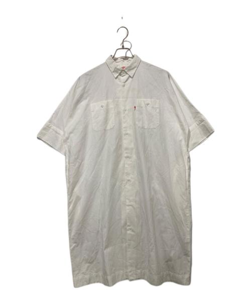 DANTON（ダントン）DANTON (ダントン) 半袖ワンピース ホワイト サイズ:SIZE 36の古着・服飾アイテム