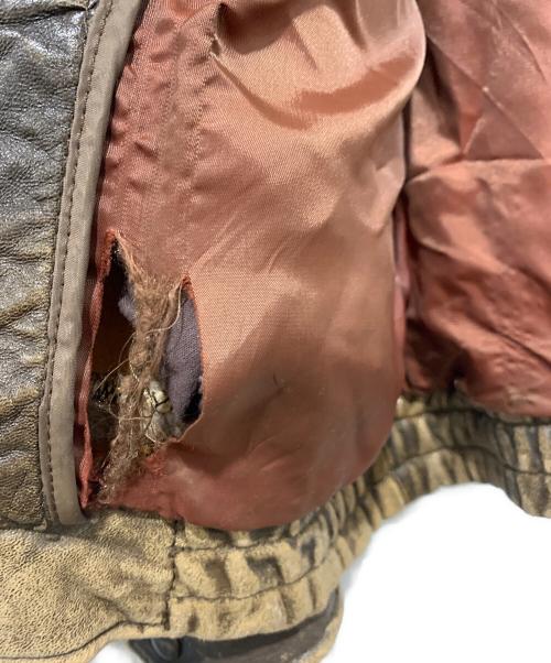 HARLEY-DAVIDSON（ハーレーダビッドソン）HARLEY-DAVIDSON (ハーレーダビッドソン) ラムレザージャケット ブラウン サイズ:SIZE 38の古着・服飾アイテム